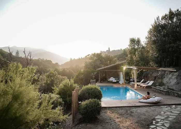 Casa de Férias Le Petit Paradis Cevenol - Piscine & Salle De Sport *