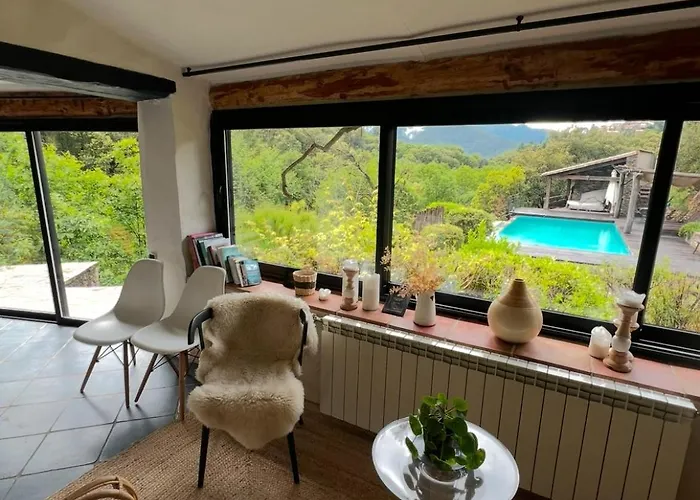 Casa de Férias Le Petit Paradis Cevenol - Piscine & Salle De Sport